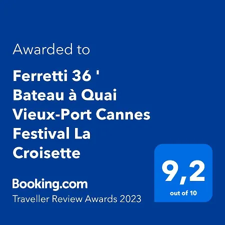 Ferretti 36 ' Bateau à Quai Vieux-port Festival La Croisette Bateau-hôtel *